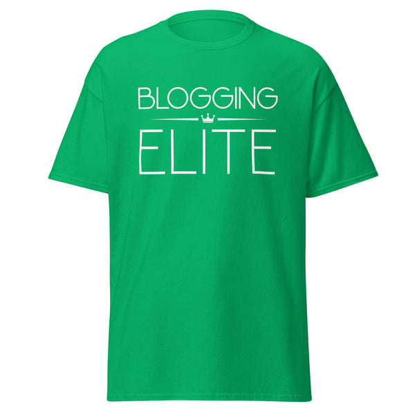 T-Shirt Classic - Blogging Elite white Irish Green ein Produkt von SCHIETKRAM