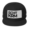 Snapback Hat - SCHTKRM 3D white Schwarz ein Produkt von SCHIETKRAM