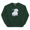 Sweatshirt - Ghostopus by Wanderkraehe Forest Green ein Produkt von SCHIETKRAM