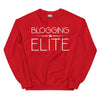 Sweatshirt - Blogging Elite white Red ein Produkt von SCHIETKRAM