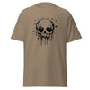 T-Shirt Classic - Melting Skull black Brown Savana ein Produkt von SCHIETKRAM