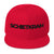Snapback Hat - SCHIETKRAM 3D black Red ein Produkt von SCHIETKRAM
