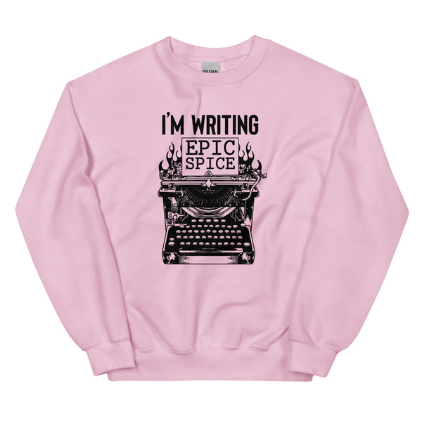 Sweatshirt - I'm writing epic spice black Light Pink ein Produkt von SCHIETKRAM