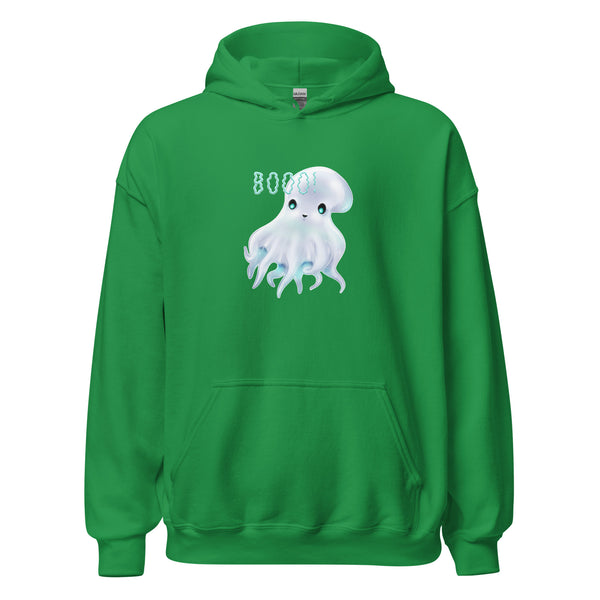 Hoodie Classic - Ghostopus by Wanderkraehe Irish Green ein Produkt von SCHIETKRAM