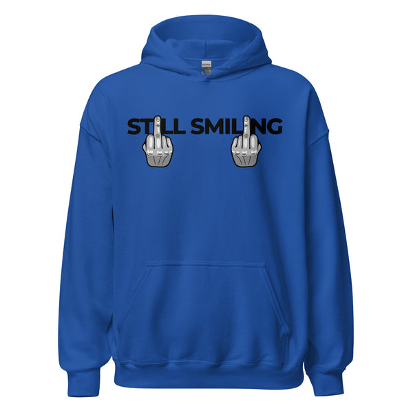 Hoodie Classic - Still Smiling black Royal ein Produkt von SCHIETKRAM