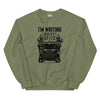 Sweatshirt - I'm writing epic spice black Military Green ein Produkt von SCHIETKRAM