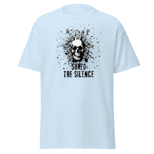T-Shirt Classic - Shred the Silence Light Blue ein Produkt von SCHIETKRAM