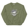Sweatshirt - King Skull Military Green ein Produkt von SCHIETKRAM