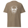T-Shirt Classic - Melting Skull white Brown Savana ein Produkt von SCHIETKRAM