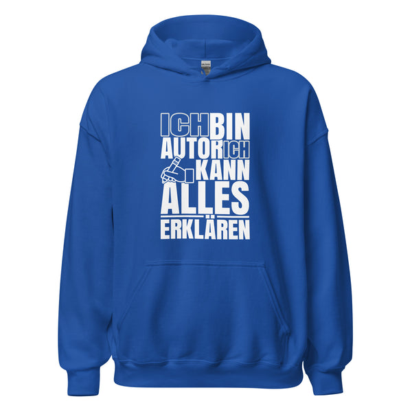 Hoodie Classic - Ich kann alles erklären white Royal ein Produkt von SCHIETKRAM