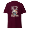 T-Shirt Classic - Keep Growing Maroon ein Produkt von SCHIETKRAM