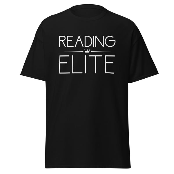 T-Shirt Classic - Reading Elite white Schwarz ein Produkt von SCHIETKRAM