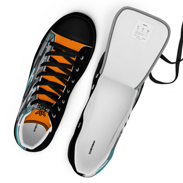 Canvas High Top Sneaker - Free your Vibes black ein Produkt von SCHIETKRAM