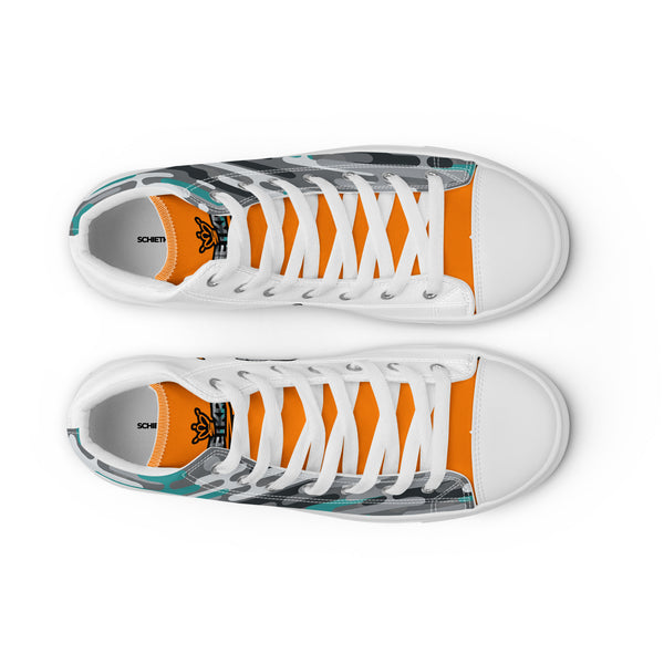 Canvas High Top Sneaker - Free your Vibes white ein Produkt von SCHIETKRAM