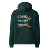 Premium oversized Hoodie - Free your Vibes ein Produkt von SCHIETKRAM