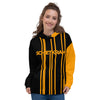 Allover Print Hoodie - Web orange ein Produkt von SCHIETKRAM