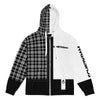 Zip-Hoodie Allover-Print - Karo ein Produkt von SCHIETKRAM