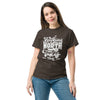 T-Shirt Classic - Anything worth having white ein Produkt von SCHIETKRAM