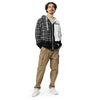 Zip-Hoodie Allover-Print - Karo ein Produkt von SCHIETKRAM
