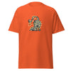 T-Shirt Classic - Weihnachts-Katze Lichterkette by Wanderkraehe Orange ein Produkt von SCHIETKRAM