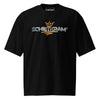Oversized heavyweight T-shirt - Free your Vibes Schwarz ein Produkt von SCHIETKRAM